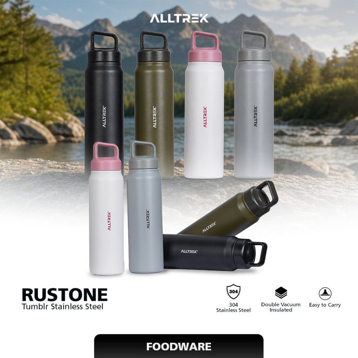 ALLTREK Botol Minum RUSTONE Water Bottle 520ML Stainless Steel Insulated