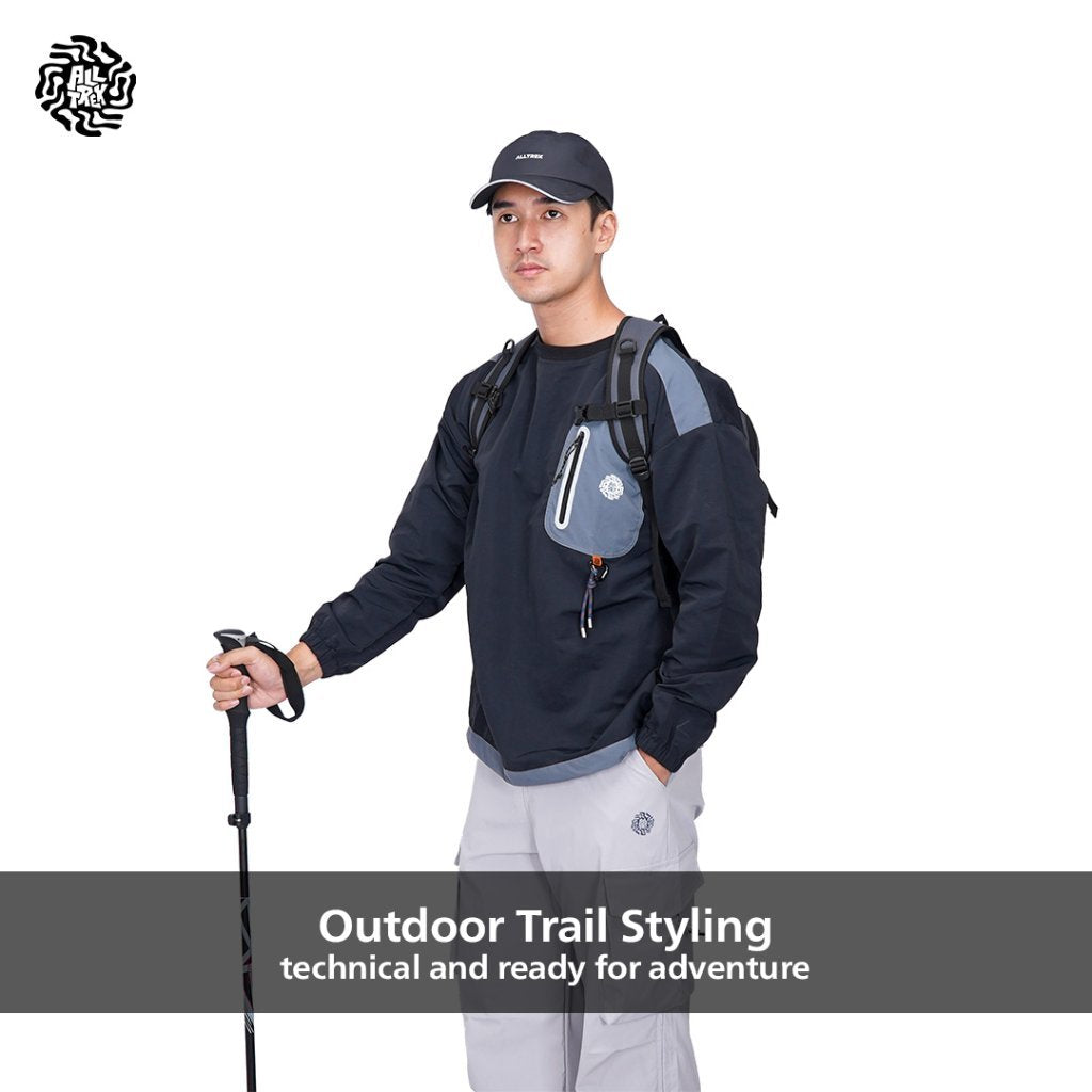 ALLTREK Windbreaker Crewneck CRINKO Wrinkle
