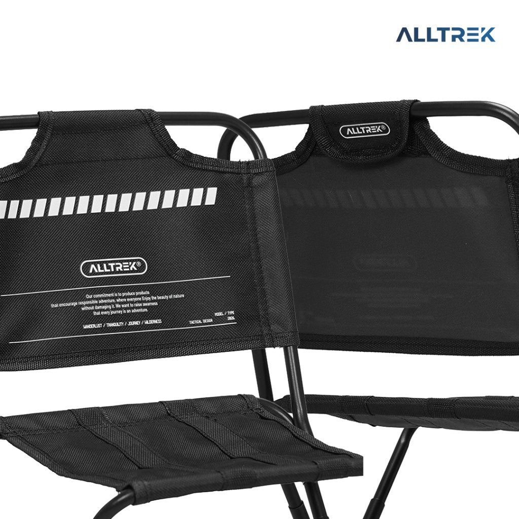 ALLTREK Mini Folding Chair With Backrest Kursi Lipat Mini Dengan Sandaran Punggung