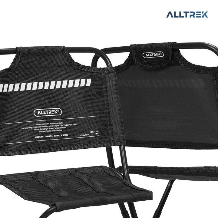 ALLTREK Mini Folding Chair With Backrest Kursi Lipat Mini Dengan Sandaran Punggung