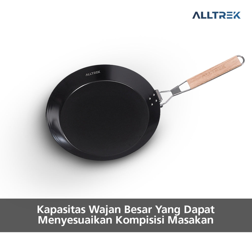 ALLTREK Foldable Fry Pan LIVIK Penggorengan Lipat Camping Outdoor