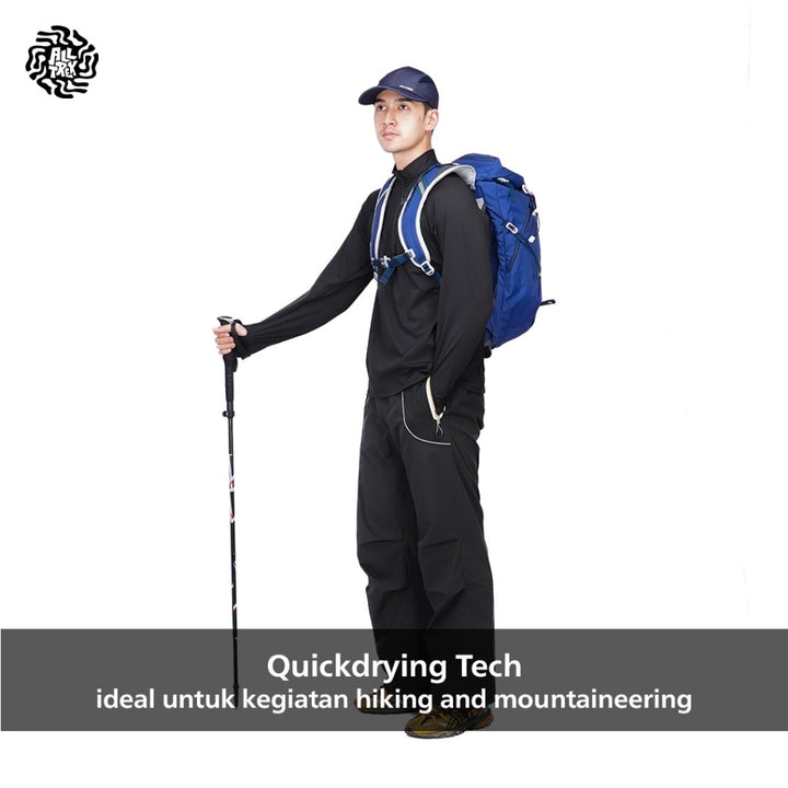 ALLTREK Baselayer DRYTON Quick Dry Thumb Hole Baju Olahraga Outdoor Longsleeve Jersey Running Gym Pria