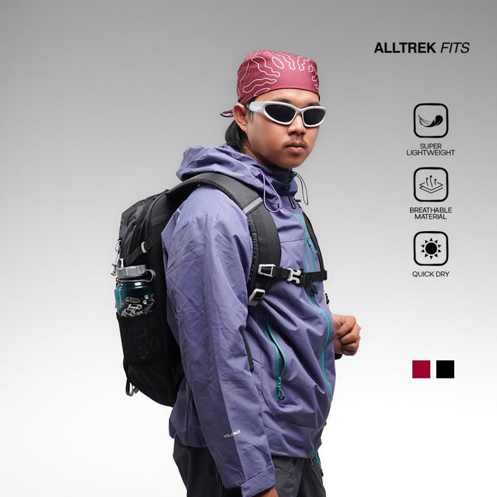 ALLTREK Bandana Multifungsi TWODEC Running Lightweight Bandana Scarf