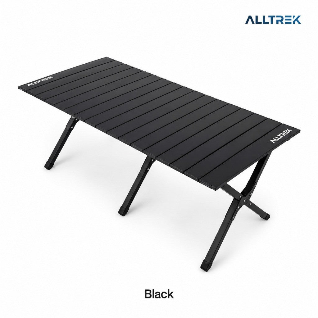 ALLTREK Paket Meja Camping 4 Orang Meja Arvena + 4 Kursi Lipat Camping Outdoor