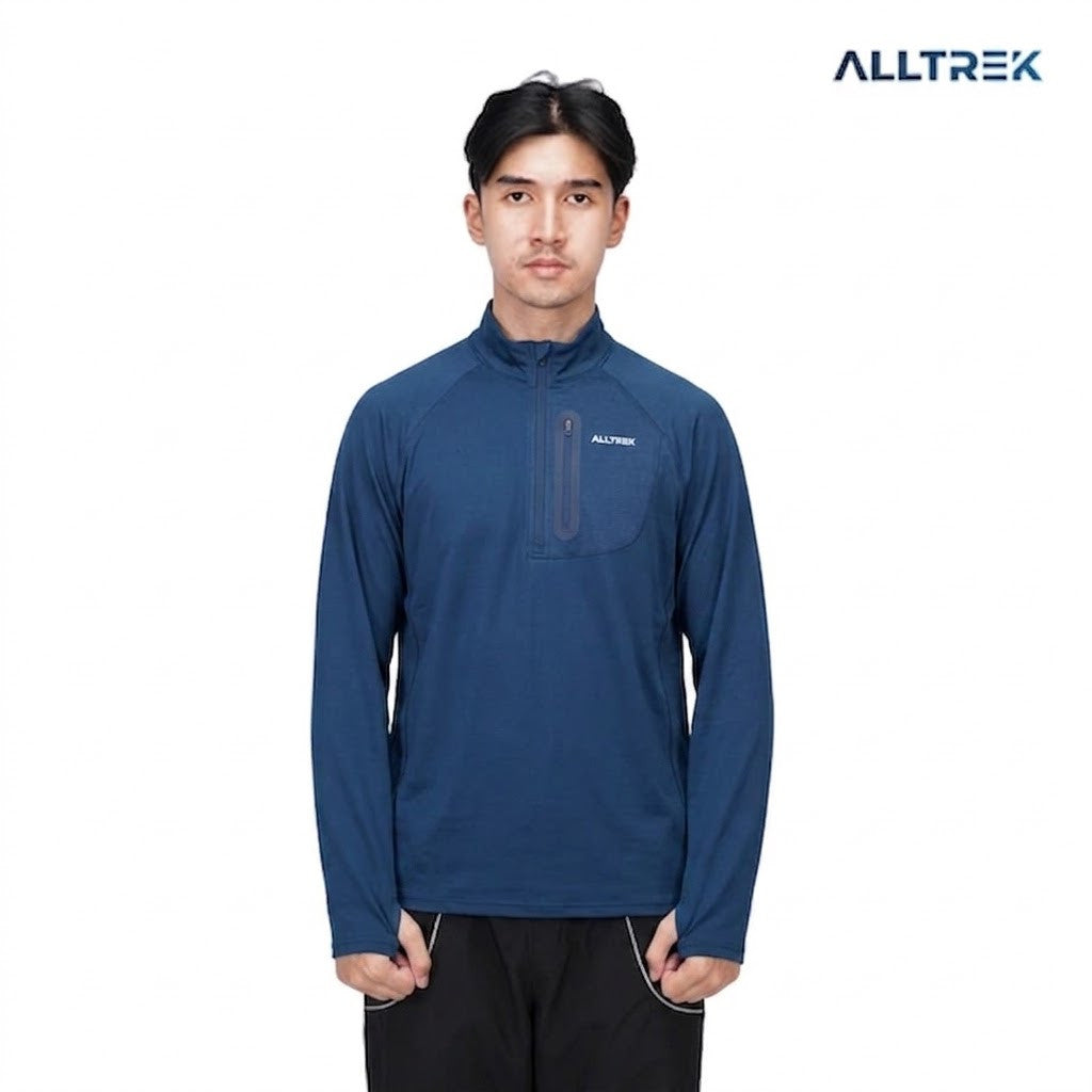ALLTREK Baselayer DRYTON Quick Dry Thumb Hole Baju Olahraga Outdoor Longsleeve Jersey Running Gym Pria