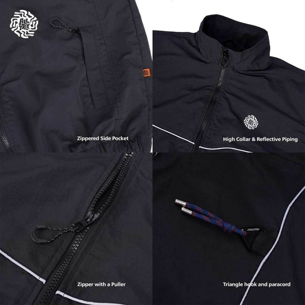 ALLTREK  Windbreaker SORAGRID Jacket Tracksuit Urban Nylon Ripstop Wrinkle Reflective Wear-Resistant