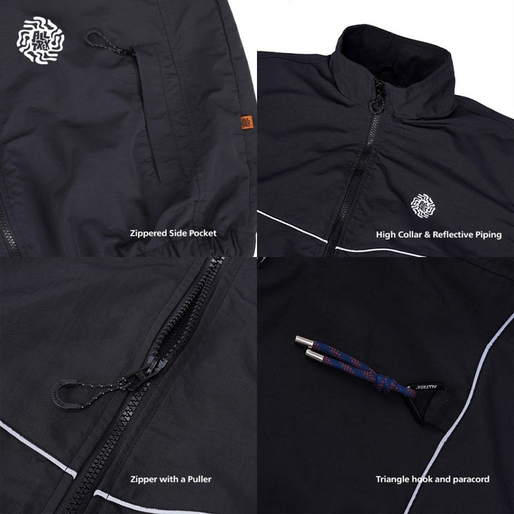 ALLTREK  Windbreaker SORAGRID Jacket Tracksuit Urban Nylon Ripstop Wrinkle Reflective Wear-Resistant