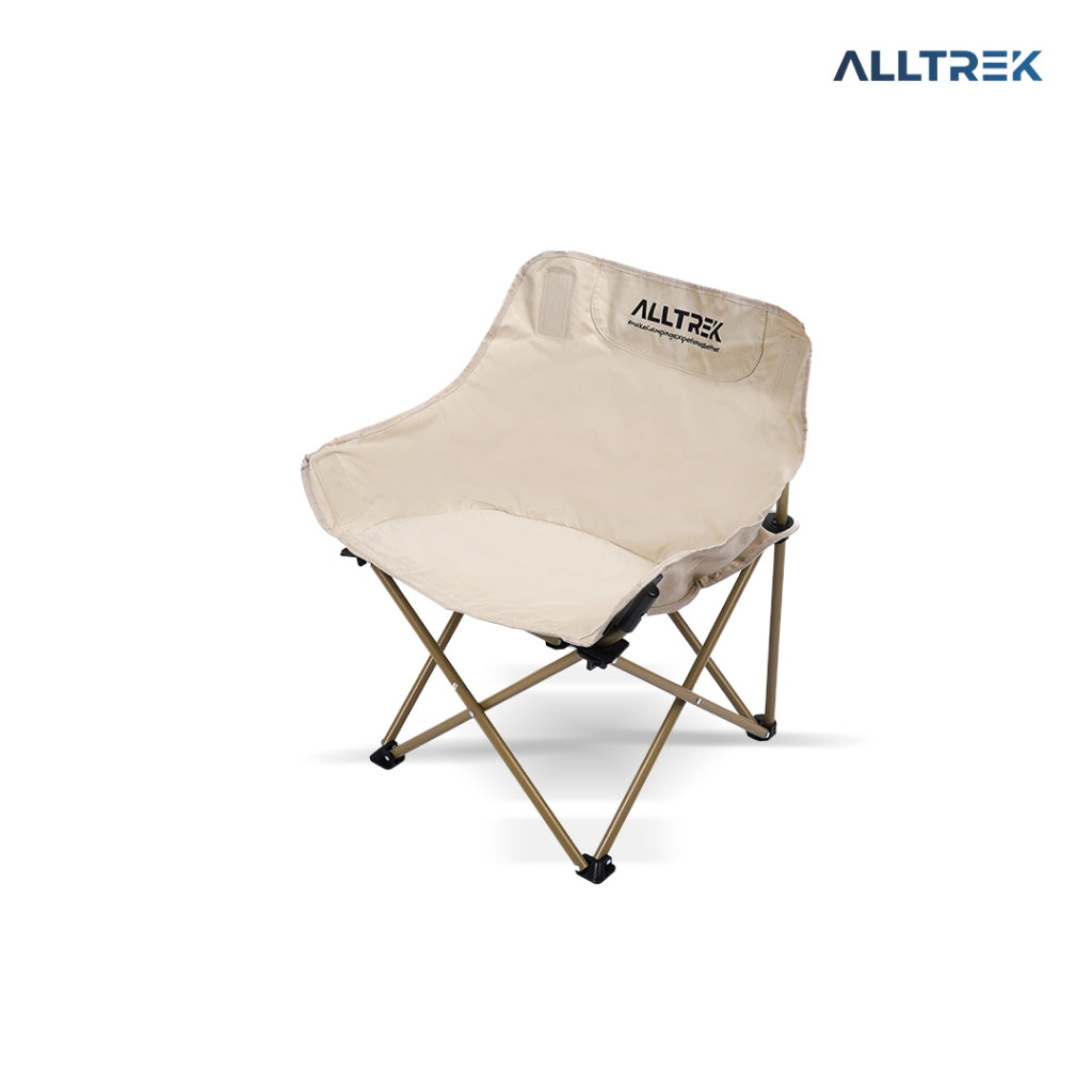 ALLTREK Kursi Lipat Alpine Camping Folding Chair High Back Rest
