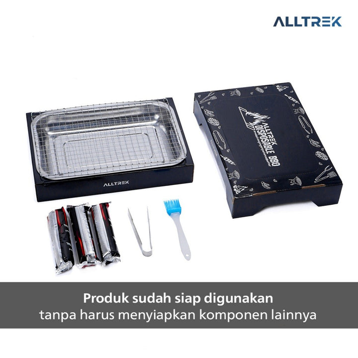 ALLTREK Alat Panggang Lipat Portable BBQ Portable BBQ Grill