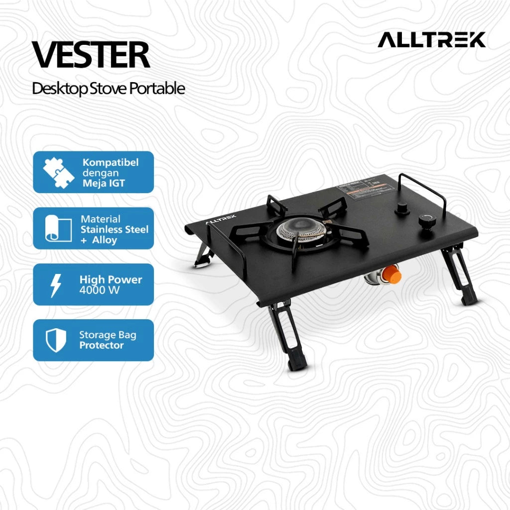 ALLTREK Meja Camping IGT TENKA Folding Table Aluminum Alloy