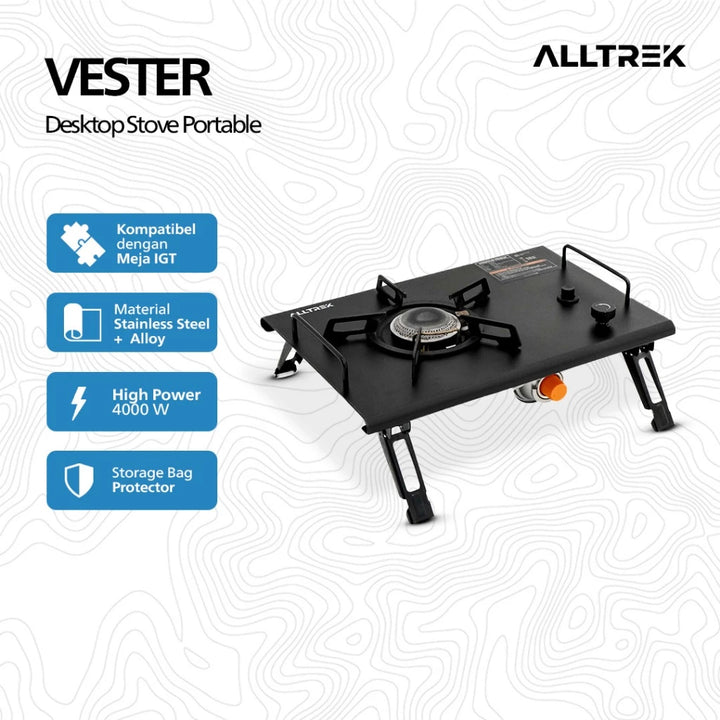 ALLTREK Meja Camping IGT TENKA Folding Table Aluminum Alloy