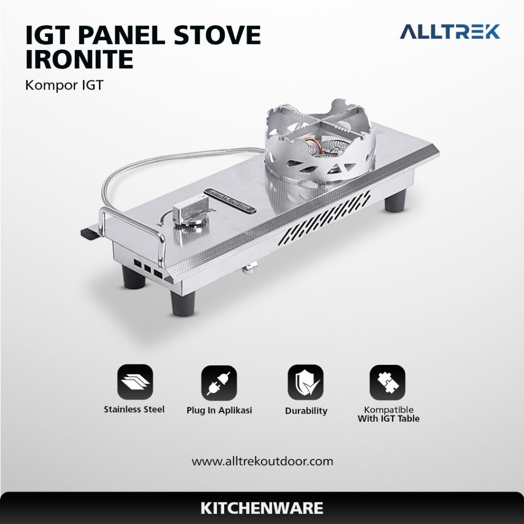 ALLTREK Kompor Camping IRONITE Camping Half IGT Panel Stove