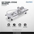 ALLTREK Kompor Camping IRONITE Camping Half IGT Panel Stove