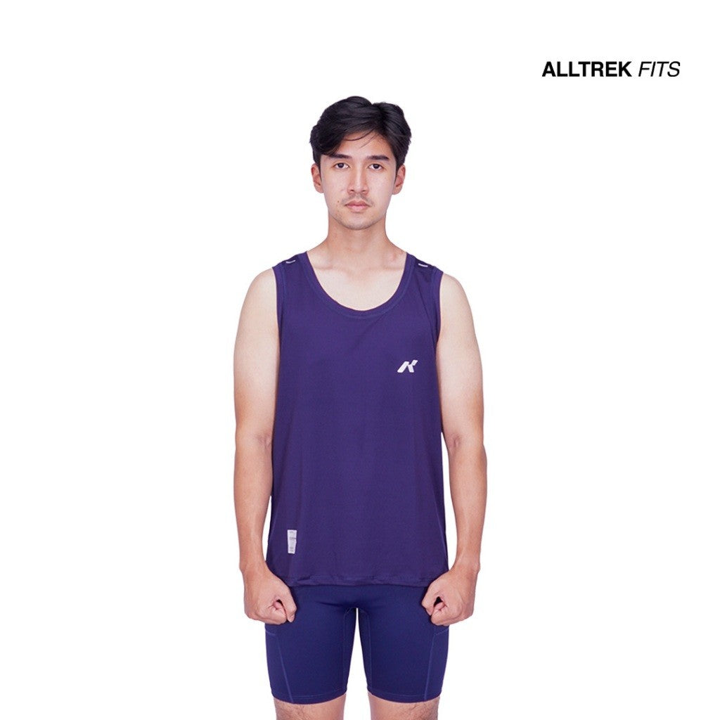 ALLTREK Sleeveless Baselayer RYTHM Singlet Atasan Lari Baju Olahraga Gym Fitness Pria