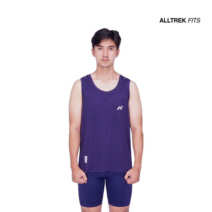 ALLTREK Sleeveless Baselayer RYTHM Singlet Atasan Lari Baju Olahraga Gym Fitness Pria
