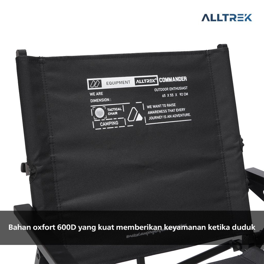 ALLTREK Kermit Folding Chair COMMANDER Kursi Lipat Camping