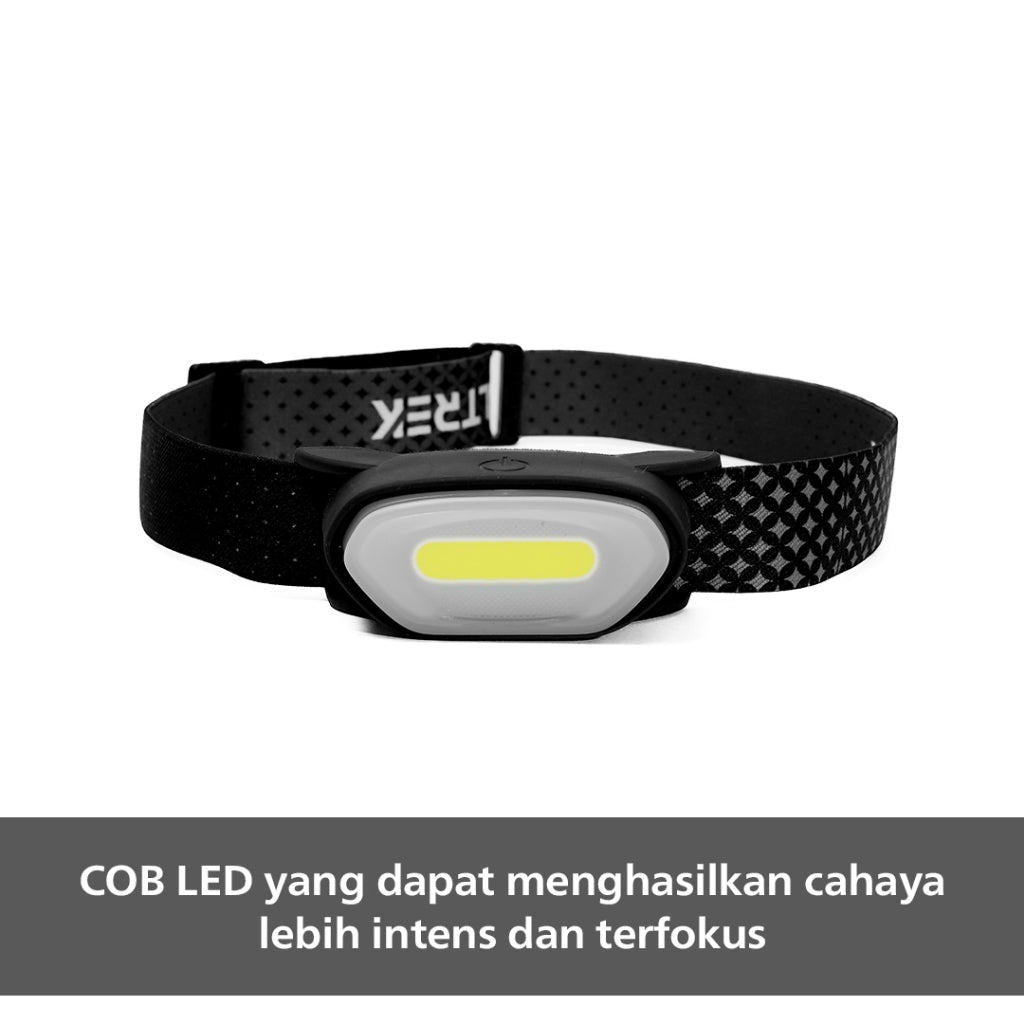 ALLTREK Headlamp LITEVA 70 Lumens Hiking dan Camping Portable