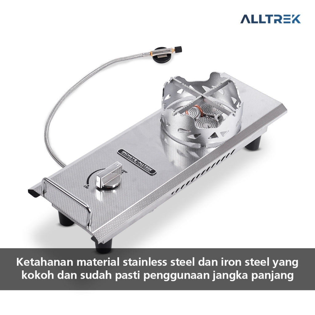 ALLTREK Kompor Camping IRONITE Camping Half IGT Panel Stove