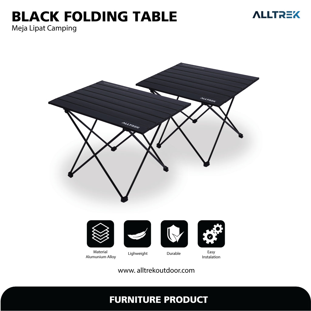 ALLTREK Meja Lipat Camping ATFT-03 Folding Table Portable