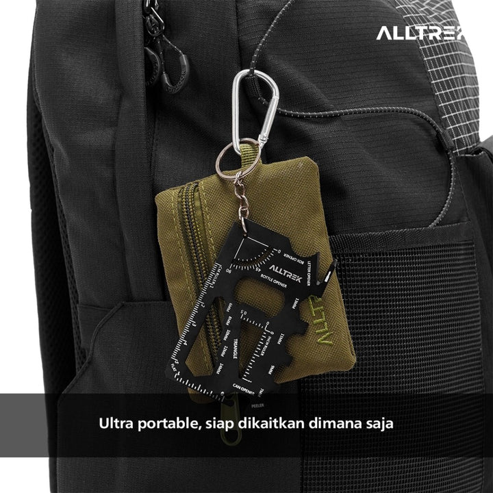 ALLTREK Outdoor Portable 18-in -1 Card Knife Field Survival Equipment Multi-purpose Tool Portable