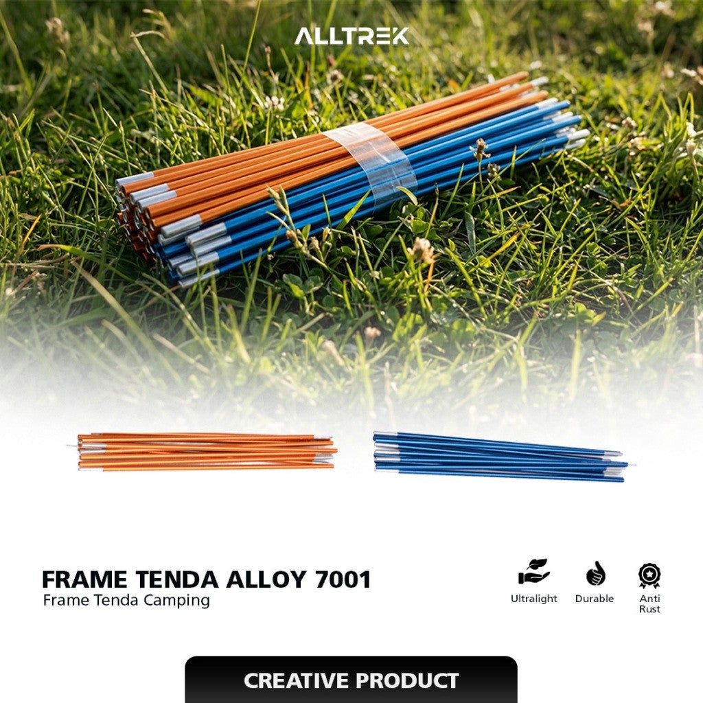 ALLTREK Tenda Hiking Frame Alluminium Alloy 7001 8.5mm