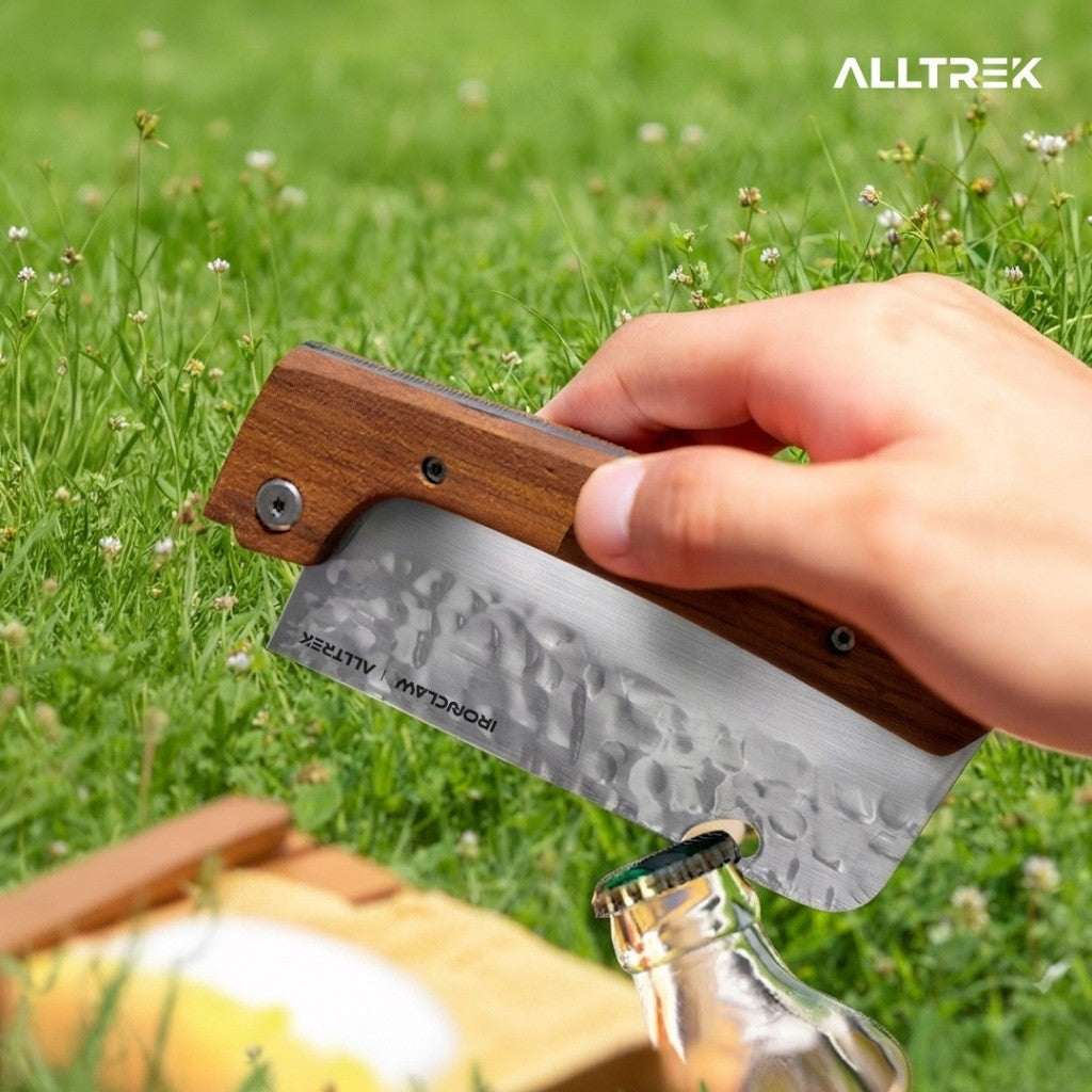 ALLTREK Ironclaw Folding Knife Pisau Lipat Pemotong Sayuran Daging Outdoor Multifungsi