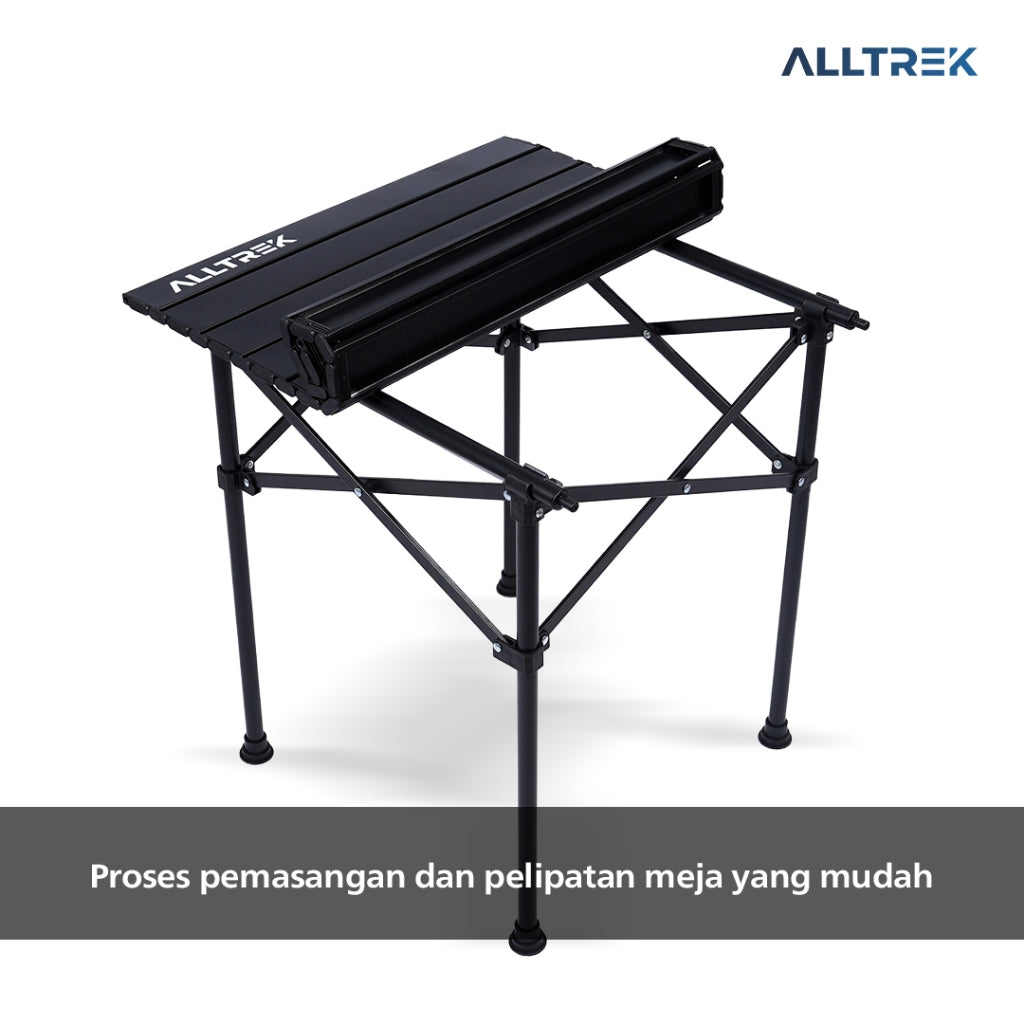 ALLTREK Set Meja Kursi Camping Gear Folding Table Chair Set