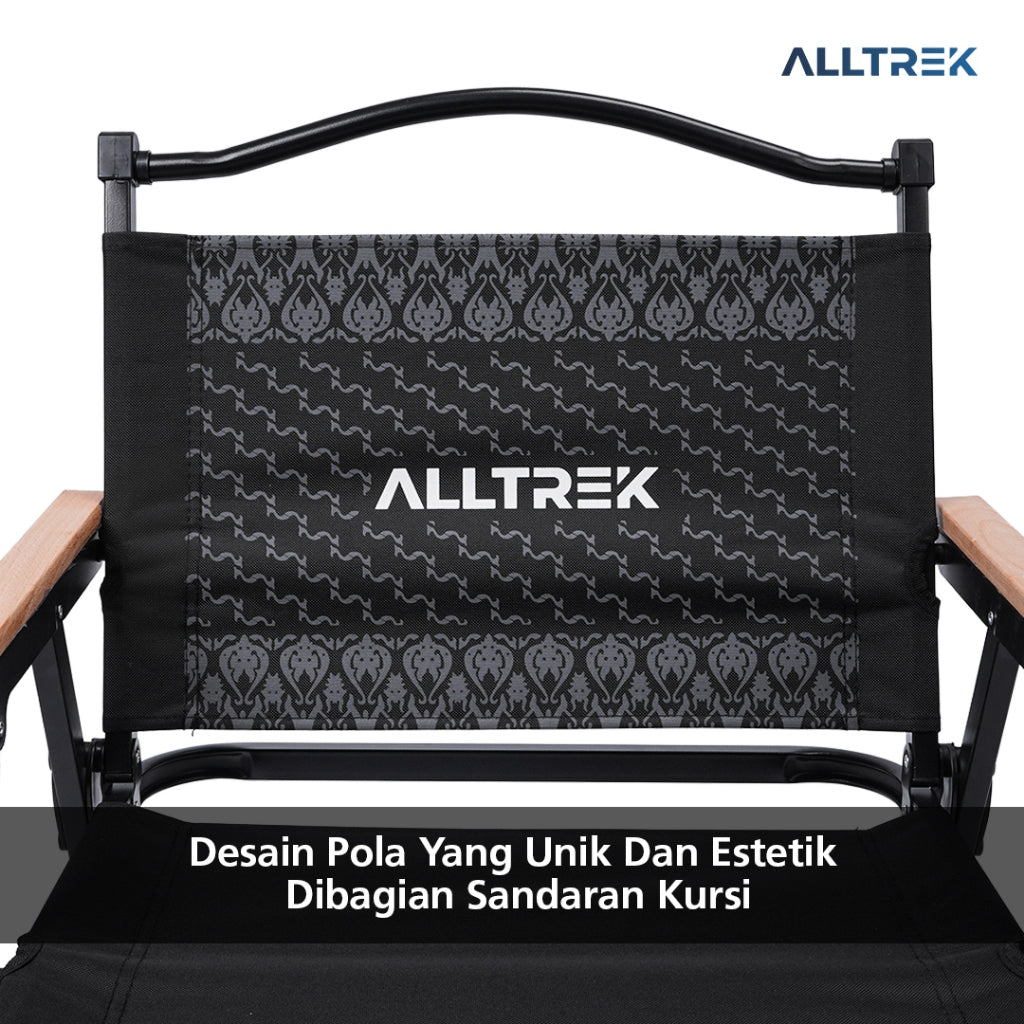 ALLTREK Kursi Lipat Kermit Folding Chair Hand Rest