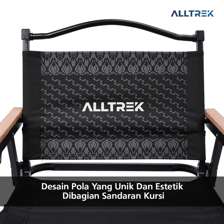 ALLTREK Kursi Lipat Kermit Folding Chair Hand Rest