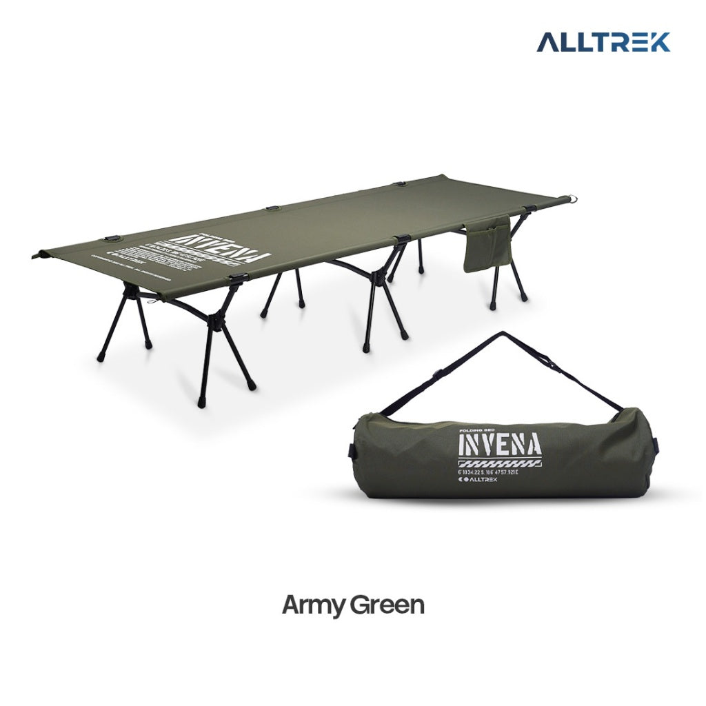 ALLTREK Folding Bed INVENA Velbed Lipat Camping Portable