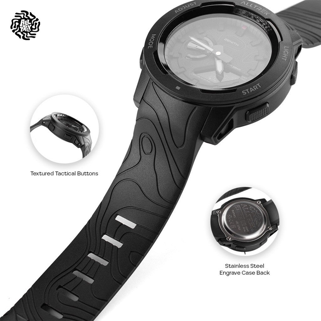 ALLTREK Jam Tangan Outdoor ZENITH Sport Watch Dual Display Jam Analog Digital Water Ressistant