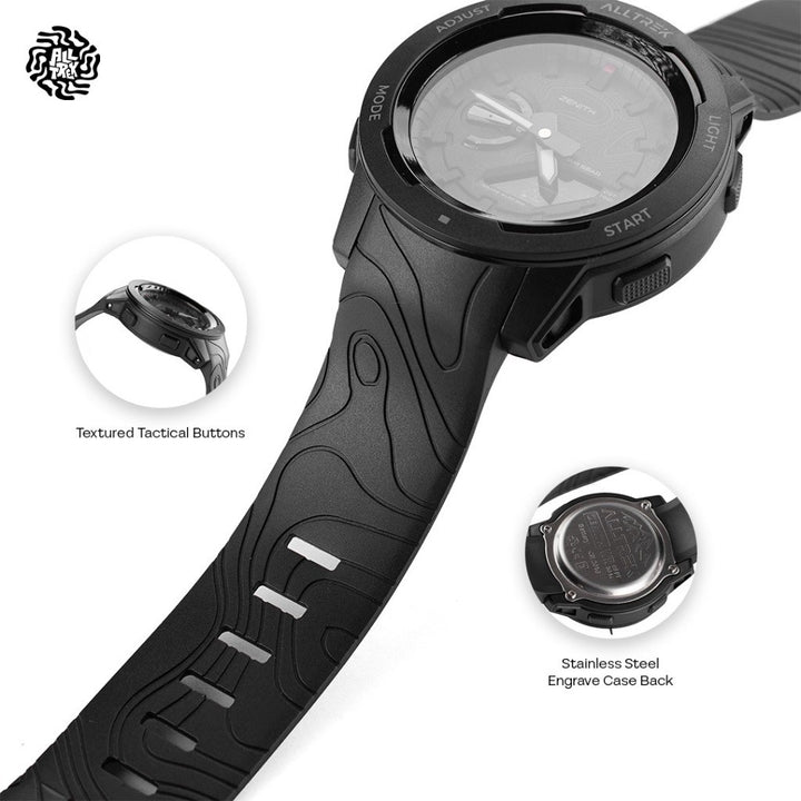 ALLTREK Jam Tangan Outdoor ZENITH Sport Watch Dual Display Jam Analog Digital Water Ressistant
