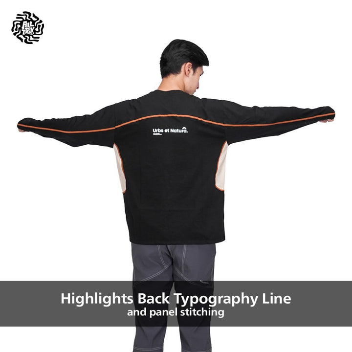 ALLTREK Kaos Lengan Panjang ARCVENO Casual Longsleeve Thumbholes Cotton Combed 20s
