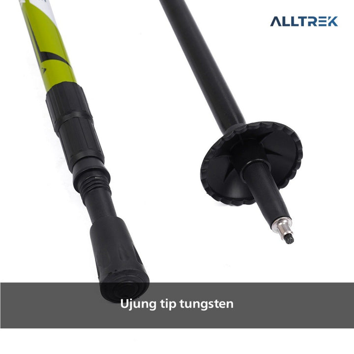ALLTREK Trekking Pole Antishock 6061 Aluminum T Grip Tongkat Hiking Outdoor Camping