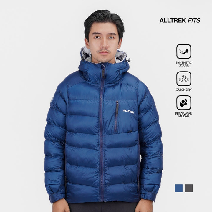 ALLTREK Jaket Puffer Gorpcore STORMWELD Synthetic Goose Down Insulated Outdoor Jacket