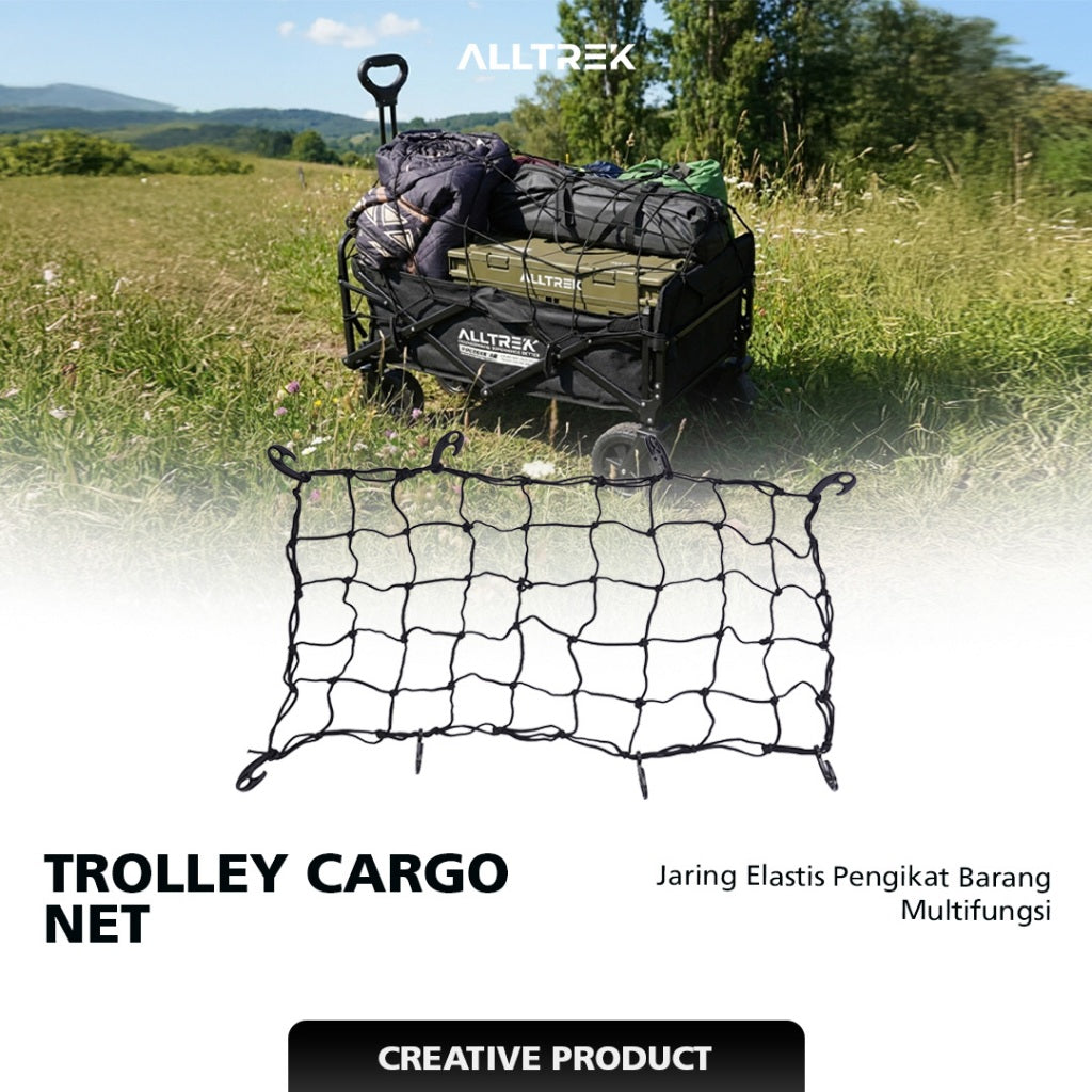 ALLTREK Trolley Cargo Net Jaring Elastis Pengikat Barang Multifungsi