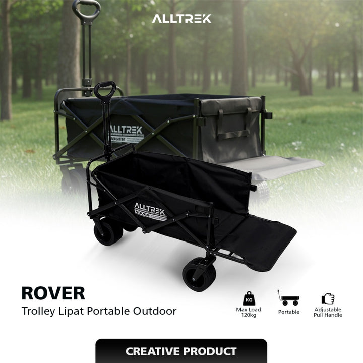 ALLTREK Trolley Lipat Camping Serbaguna ROVER Folding Camping Cart Trolley