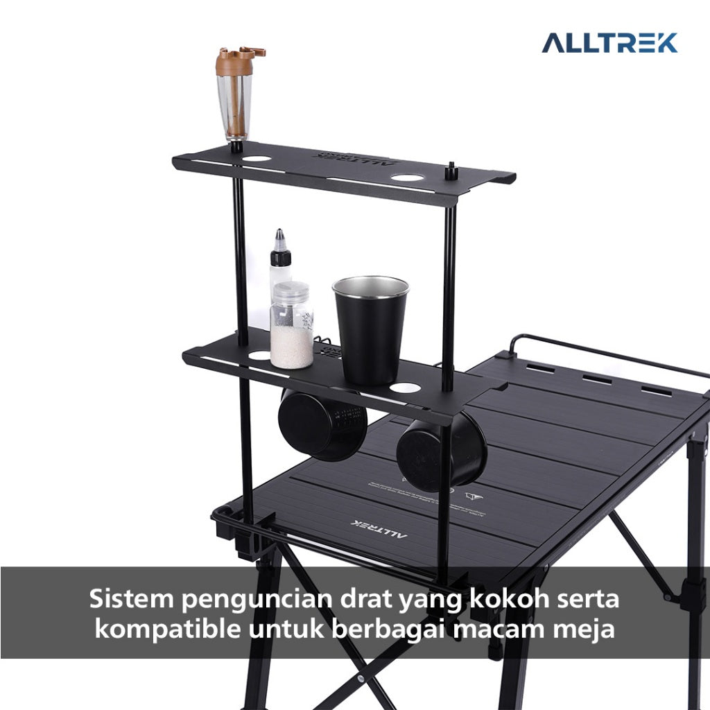 ALLTREK Desktop Shelves RAXO Rak Portable Meja Camping