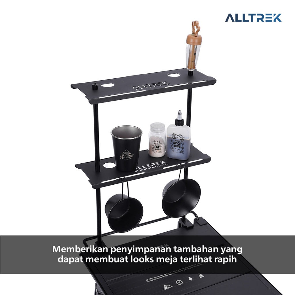 ALLTREK Desktop Shelves RAXO Rak Portable Meja Camping