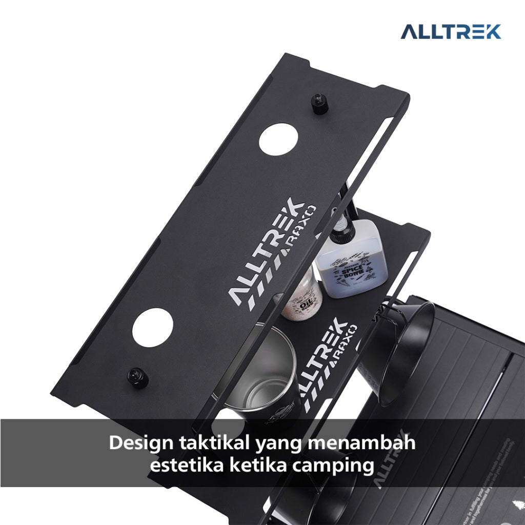 ALLTREK Desktop Shelves RAXO Rak Portable Meja Camping