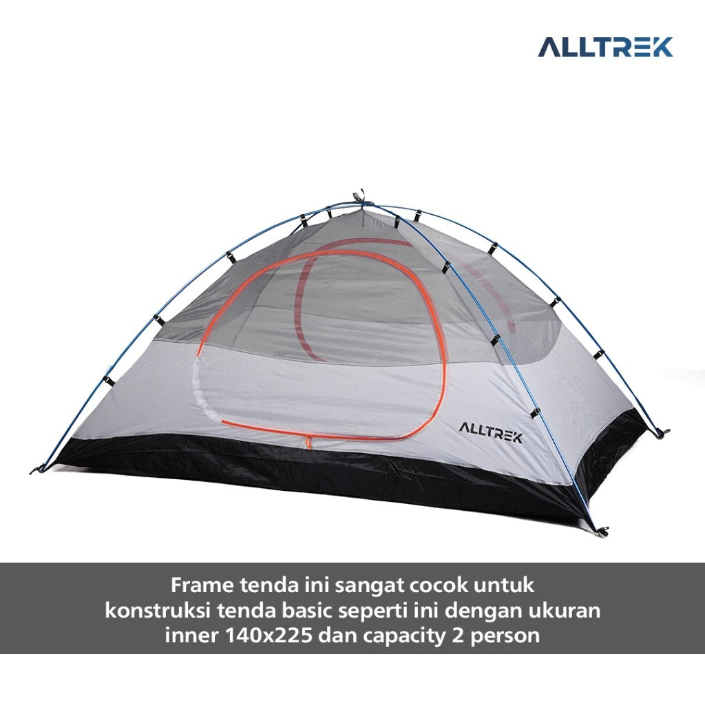 ALLTREK Tenda Hiking Frame Alluminium Alloy 7001 8.5mm