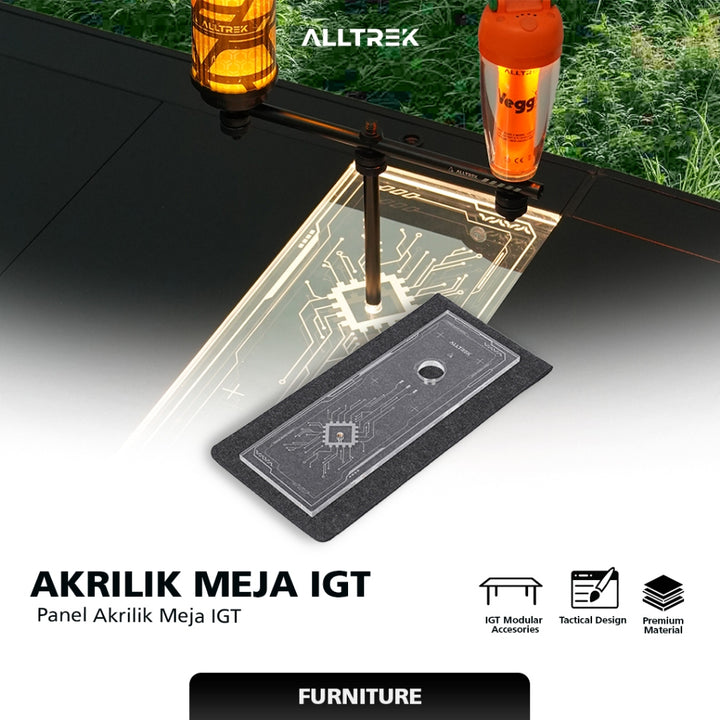 ALLTREK Meja Camping IGT TENKA Folding Table Aluminum Alloy