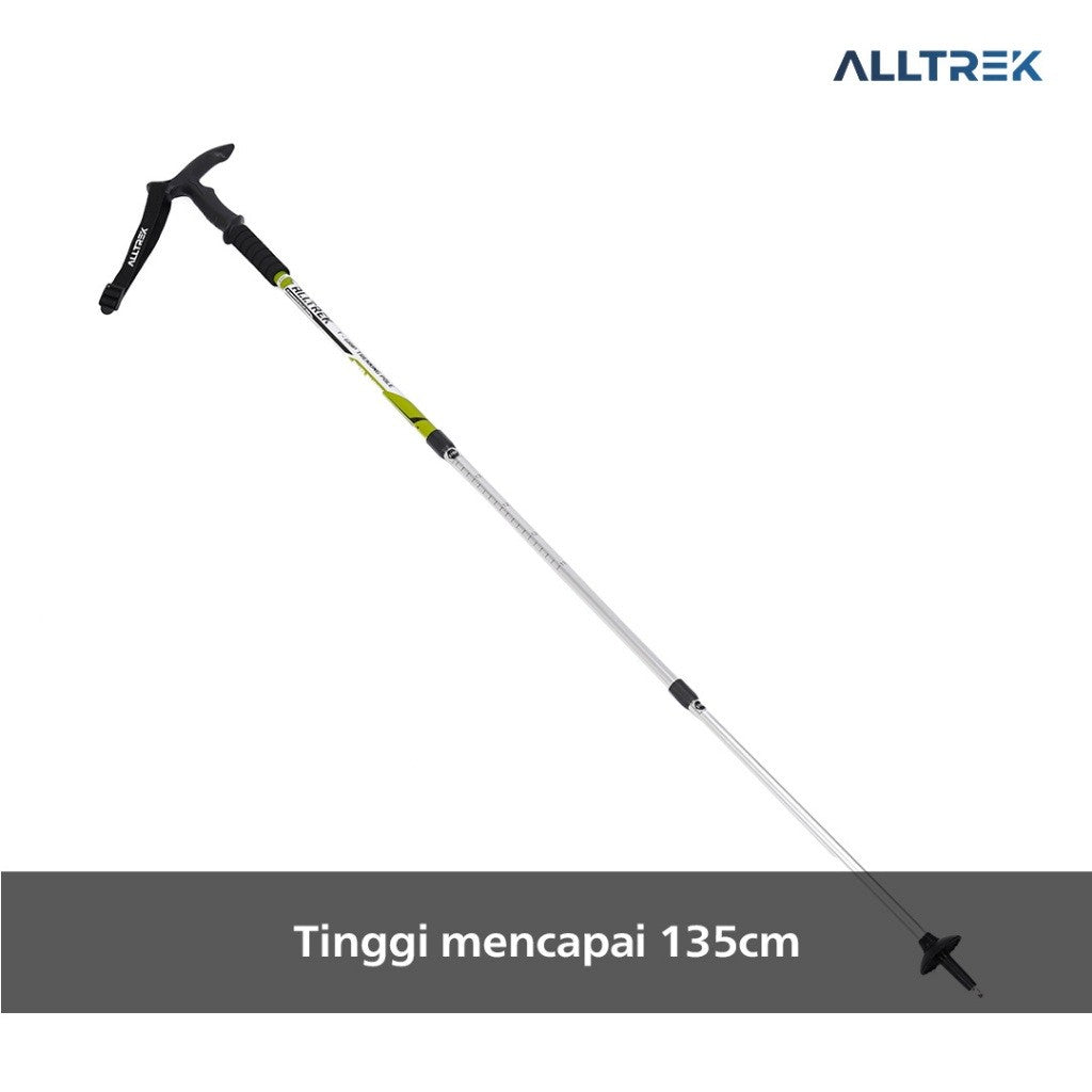 ALLTREK Trekking Pole Antishock 6061 Aluminum T Grip Tongkat Hiking Outdoor Camping