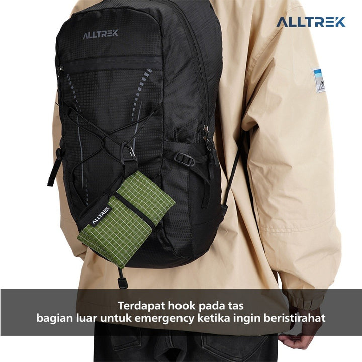 ALLTREK Alas Duduk Hiking Camping Multifungsi Waterproof Nylon Gridstop Ultralight