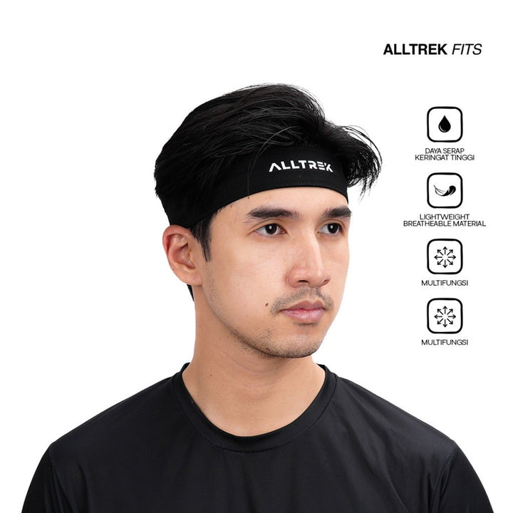 ALLTREK Headband Olahraga VOLTRA Nano Nylon Breathable Anti Keringat