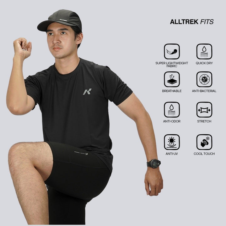 ALLTREK Baselayer ZECCO Shortsleeve Jersey Baju Olahraga Sport Lengan Pendek Ultra Light