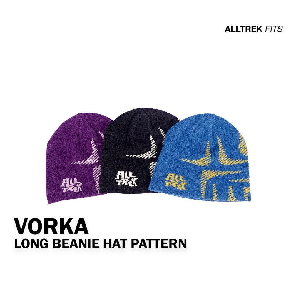 ALLTREK Beanie Hat VORKA Pattern Topi Kupluk Rajut Pria Wanita Camping Hiking Daily Wear