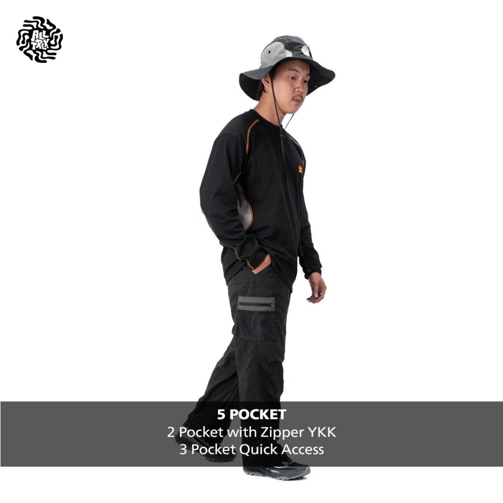 ALLTREK Celana Trackpants Parasut Cargo FORGE Celana Panjang Crinkle Urban Outdoor