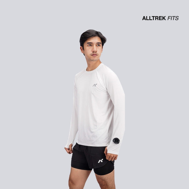 ALLTREK Baselayer RHEOS Longsleeve Jersey Ultra Light Clockhole Baju Olahraga Quick Dry Pria Wanita