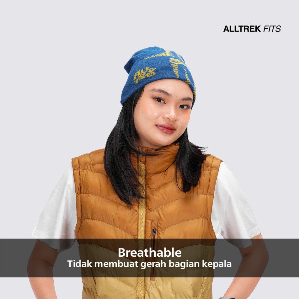 ALLTREK Beanie Hat VORKA Pattern Topi Kupluk Rajut Pria Wanita Camping Hiking Daily Wear